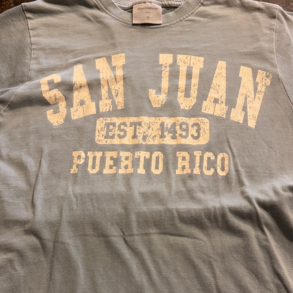 San Juan Puerto Rico Graphic Tee - Gray